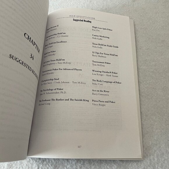 Nick Gullo’s Guide Operating a Professional Poker Room Paperback Book - Picture 11 of 11